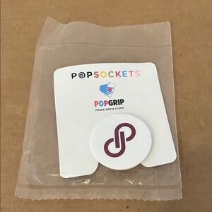 PopSocket Poshmark Logo PopGrip Phone Grip Stand White Purple PoshFest 2024 Swag